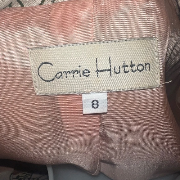 Vintage Carrie Hutton Linen Blazer Size 8 - Picture 5 of 8